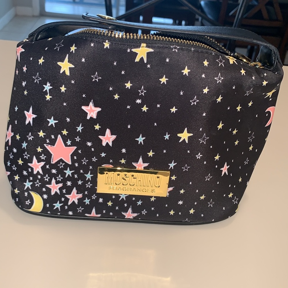 Moschino Fragrance Star Fantasy Bag Makeup Carrier Travel Zip Top - Picture 2 of 15